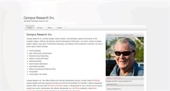 Desktop Screenshot of canopusresearch.com